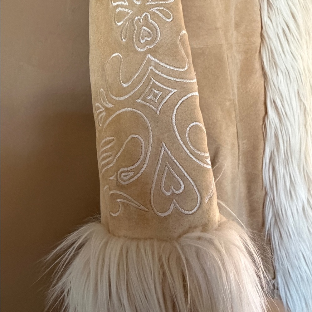 Mixit 100% Suede Penny Lane Coat - Picture 3 of 11